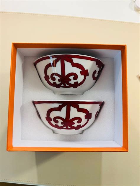 hermes bowl square|authentic hermes plates.